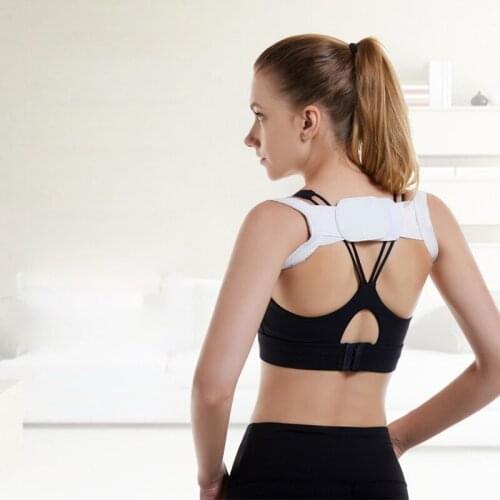 1PC Men Women Spine Back Shoulder Posture Correction Band Humpback Back Pain Relief Corrector Brace