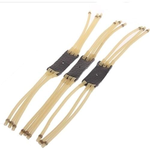 3PCS Group Slingshot Rubber Band Tubing Slingshot Fittings Slingshot Skin