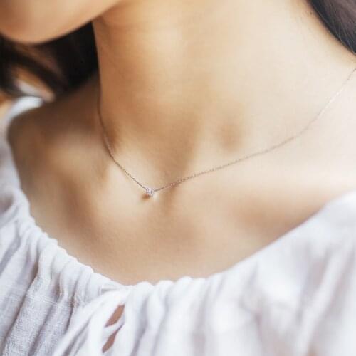 925 Sterling Silver Lucky Necklaces & Pendants For Women Fashion Lady Festival Gift Sterling-silver-jewelry