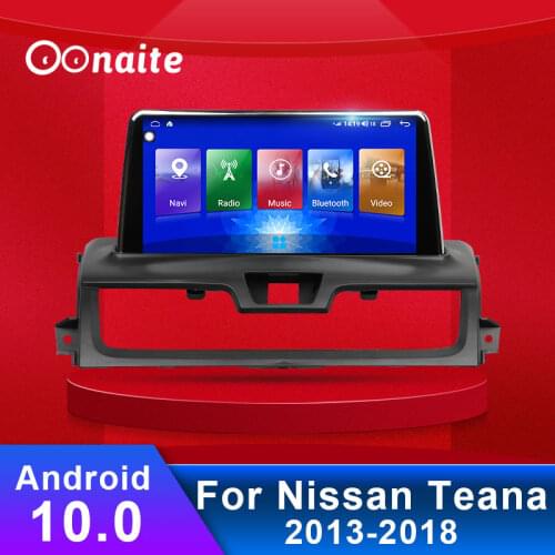 Oonaite for Nissan Teana 2013-2018 Car Radio Android 8.1 Stereo DVD Player Touch 9.66 Inch Screen Bluetooth Gps Navigator