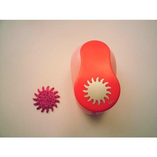 Free shipping 1.5 inch Sun design of paper foam punch crafts punch eva punch for greeting card handmade Scrapbooking punch
