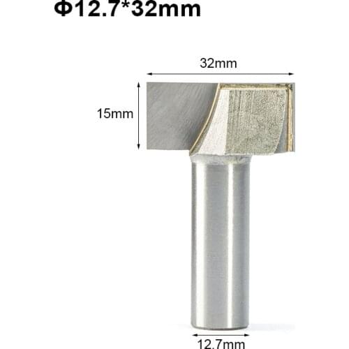 3pc 16mm-32mm bottom cleaning engraving bits 12.7mm 1/2" shank MDF Plywood router bits CNC milling cutter wood working trimming