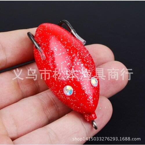 100pcs/lot 2.5" 6.35cm classic bait lures 0.51OZ 14.6g Ray frog bait lures bait fake bait dwrs6110f blackfish Swimbait