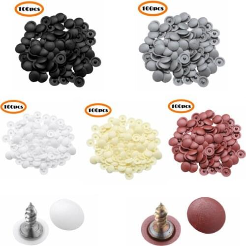100pcs Screw Caps Premium Plastic Self-Tapping Screw Cap Covers for Phillips Screw Fasteners square X screws drive screws Caps