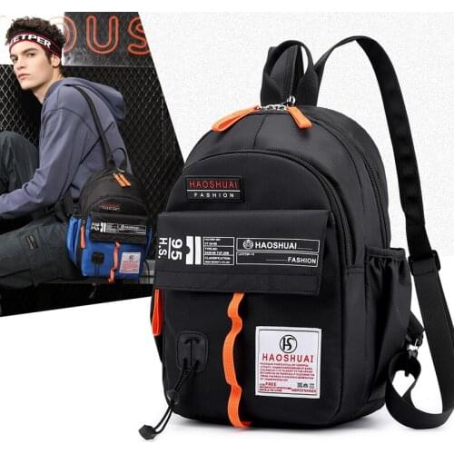 Multifunction Backpack Urban Chest Pack For Men Women Small Shoulder Type Unisex Travel Camping School Bag for Tablet
