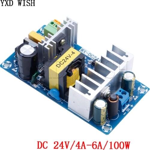Power Supply Module AC 110V 220V to DC 24V 6A AC-DC Switching Power Supply Board AC-DC 24V 4A 6A Switch Circuit Board 85V-256V