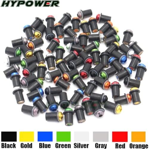 For Honda Yamaha Kawasaki Ducati Suzuki 10Ps Motorcycle 5mm Windscreen Windshield Bolts Screw Nut Fastener Kit
