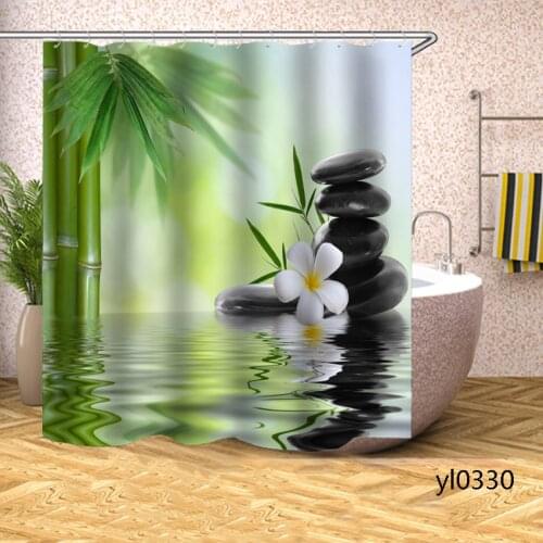 Clean Natural Shower Curtains Waterproof Bath Curtains Household for Bathroom Bathtub Large Wide Bathing Cover Rideau De Bain