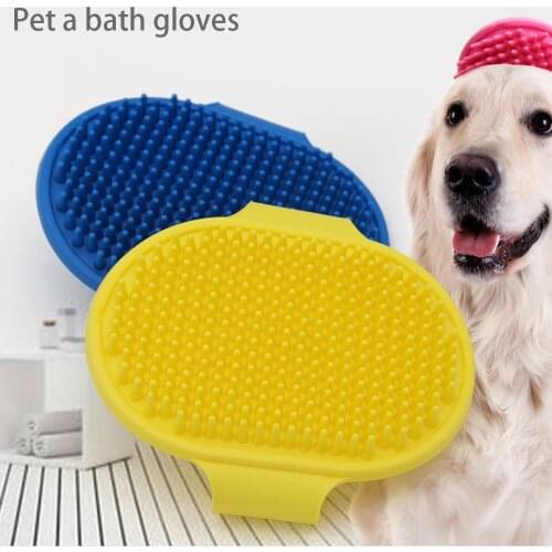 Pet Bathing Gloves Flexible and Convenient Bathing Gloves Cat Grooming Massage Gloves Dog Shower Brush Pet Cleaning Supplies