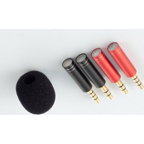 Mini Portable Microphone Jack 3.5mm Aux 4 Pole/ 3 Pole Metal Mic For Recorder Mobile Smart Phone Computer Laptop
