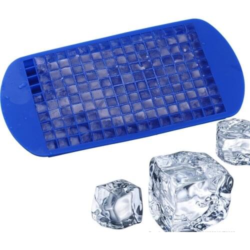 160 Grids Food Grade Silicone Ice Tray Fruit Ice Cube Maker DIY Creative Small Ice Cube Mold Square Shape Kitchen Bar Fitting