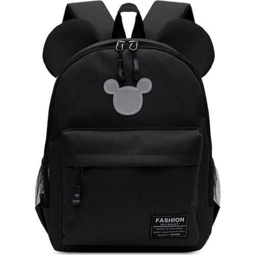 New Disney kindergarten bag cartoon Mickey childrens backpack 2-5 years old boys and girls school bag travel backpack