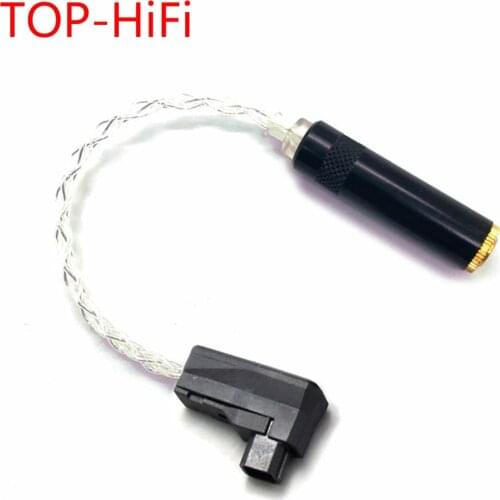 TOP-HiFi 4 Cores Silver Plated RSA/ALO Balanced to 3.5mm Stereo Female Audio Adapter Cable For SR71 SR71B RXMK3