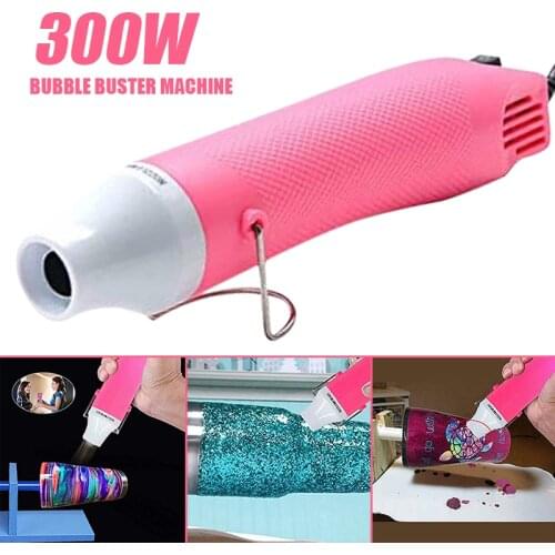 110V Heat Gun Electric Power Tool Hot Air Gun Bubble Buster Tool Kit for Making Epoxy Glitter Tumblers DIY Acrylic Resin Cups