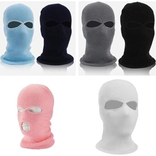 2@#Hot ! 3D Warm Men Women Cap 19 Colors Motorcycle Headgear Men Winter Hat Knitted Hats For Bicycle Cap Winter Beanie Hat Thick