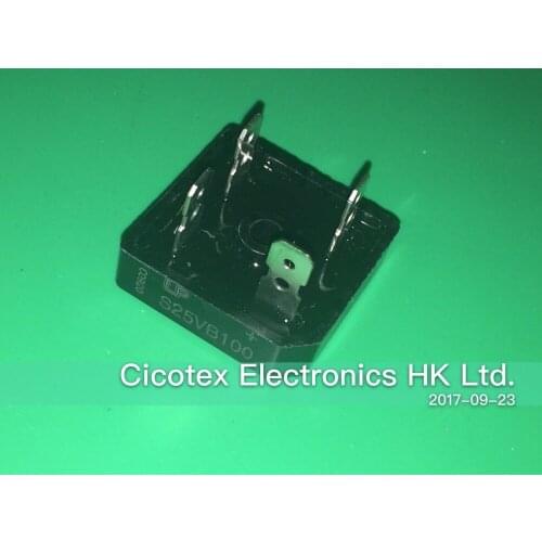 2pcs/lot S25VB100 MT-4 S25 VB100 DIP-4 KBPC-4 Silicon Bridge Rectifier S25VB-100 S-25VB100