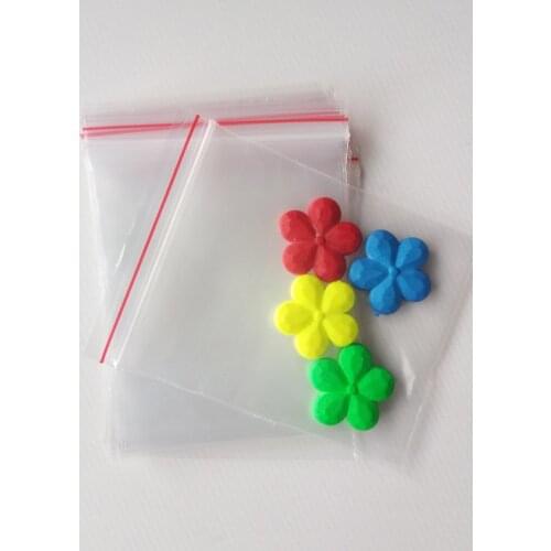 500pcs 11x16cm Zip Lock Plastic Bag With Zipper Pe Plastic Transparent Bags For Women/gift Jewelry Packing Display Storage Pouch