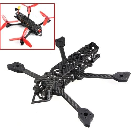 Assassin 222mm 222 5inch Pure Carbon Fiber FPV Freestyle Frame with 5mm Arm support 5140 5.1inch Prop for FPV Racing Drone