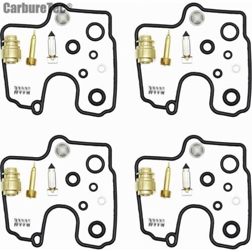 For YAMAHA YZF R1 1998 1999 2000 2001 R 1 Carburetor Repair Kit Chamber Seal Gasket Float Valve O-ring Spring 4 Sets