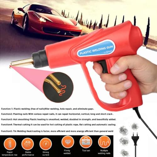 50W Handy Plastic Welder Car Bumper Repairing Machine Welding Repairing Tool Hot Staplers for Repairing Plastics Parts