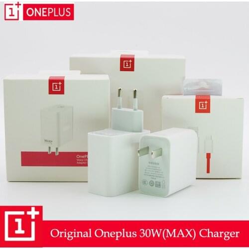 Original Oneplus 7T Warp Charger 30W 5V/6A dash Charge Adapter Oneplus 8 7 7T Pro 6 6t 5 5t 3 3t With 6A USB 3.1 Cable