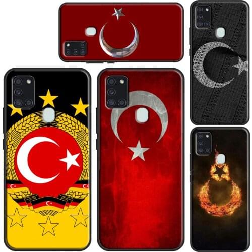 Retro Republic of Turkey Flag Cover For Samsung A12 A32 A42 A52 A72 A11 A31 A51 A71 A02 S A20 A30 A40 A50 A70 A20e A21S