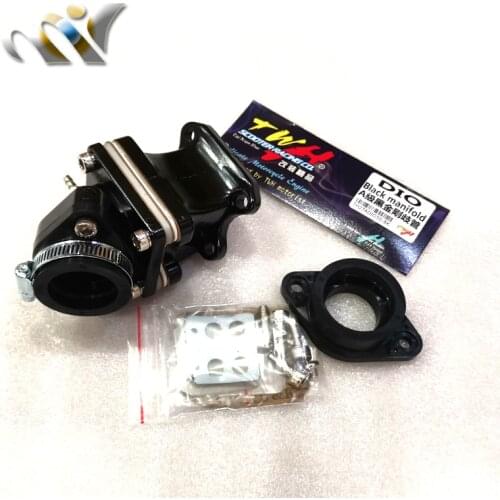 Made in Taiwan Twh Black manifold Carburetor intake manifold 2 strokes for Honda DIO 50 DIO50 AF18 AF27 AF28 PWK CVK koso oko