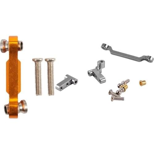 Servo Rudder Rod Rc Car Parts With 1Pcs Steering Cylinder Mounting Block, For Wltoys A949 A959-B A969 A979 A979-B