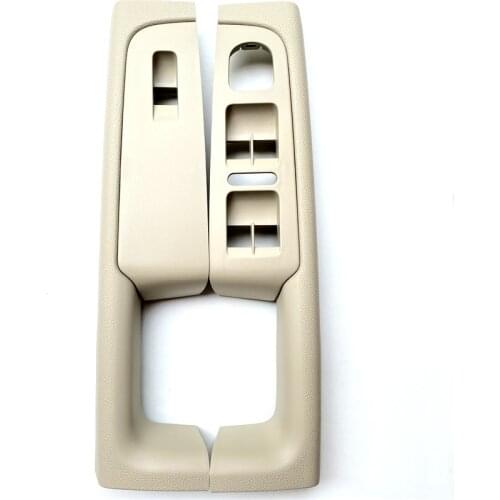 SKTOO For Skoda Superb door handle front left and right door armrest box inner handle frame, the lifter switch box Beige