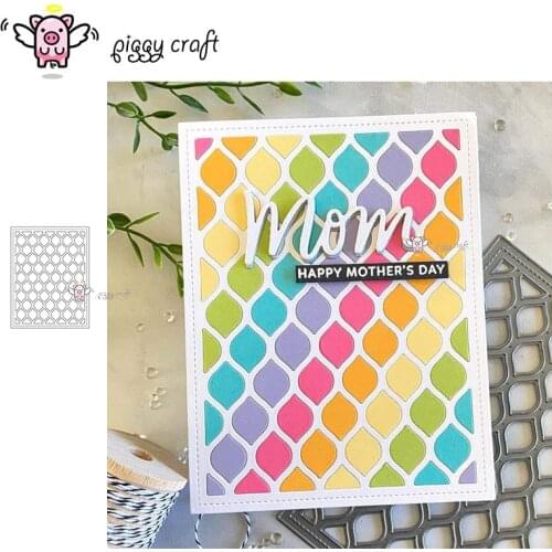 Piggy Craft metal cutting dies cut die mold Pretty Petals Background Scrapbook paper craft knife mould blade punch stencils dies