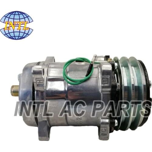UNIVERSAL AC COMPRESSOR FOR Sanden 508 SD508 SD5H14 6630 4536 8600 6676 5110 5610 6410 6610 6610O 6710 6810 7410 8700 8730 8830