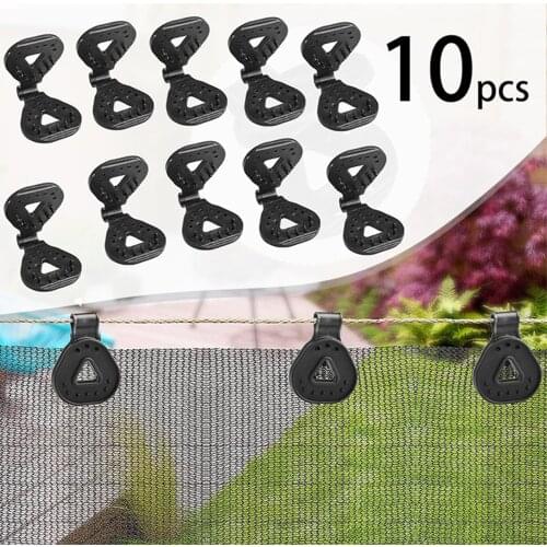 10/20Pcs Tarp Clips Outdoor Tarpaulin Clamps Boat Cover Snap Grip Tightener
