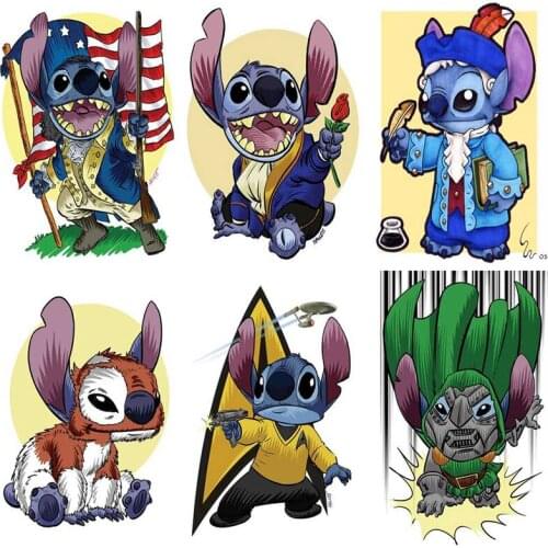 Disney Cartoon Lilo and Stitch Diamond Painting Round Diamond Mosaic Embroidery Childrens Room Decor Handwork home and gift