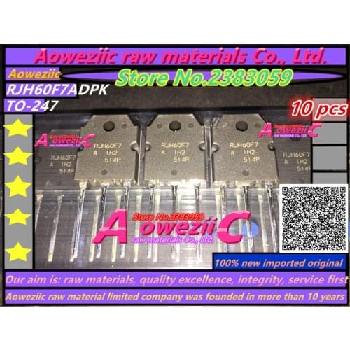 Aoweziic 100% new imported original RJH60F7A RJH60F7 RJH60F7ADPK TO-247 FET IGBT tube 90A 600V
