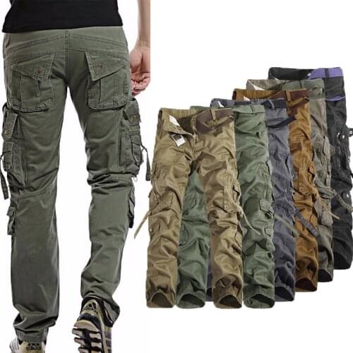 2020 Cargo Pants Army Trousers City Military Tactical Pants Men SWAT Combat Men Many Pockets Cotton Wear Resistant joggers pants