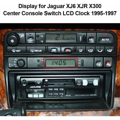 Time Clock LCD Display For Jaguar XJS XJR XJ6 X300 Series Time Information Pixel Repair 1995-1997