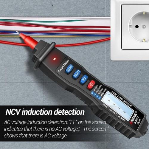 A3003 Digital Multimeter Pen Type Meter 4000 Counts AC/ For DC with Hz Tester Contact Capacitance Non Voltage Tool Resistance
