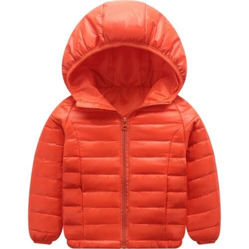 Children Jacket Outerwear Boy and Girl Autumn Warm Down Hooded Coat Teenage Parka Kids Winter Jacket 2-9 years Drop shipping