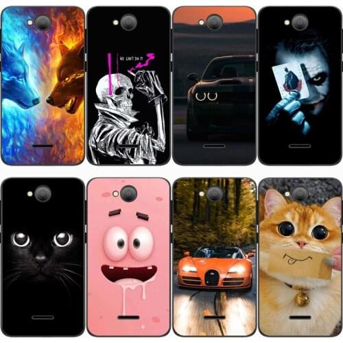 For BQ 4501G FOX EASY Case Rose Wolf Cute Patterned Cover Soft Silicon Phone Case for BQ 4501G Fox Easy Top Quality