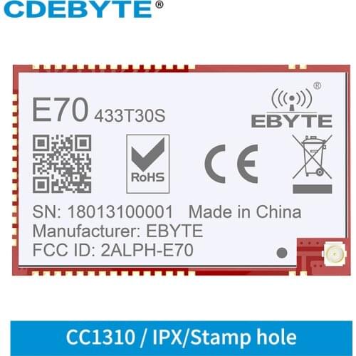 E70-433T30S Long Range Continuous Transmission ARM CC1310 433mhz 1W IoT uhf Wireless Transceiver Transmitter Receiver Module