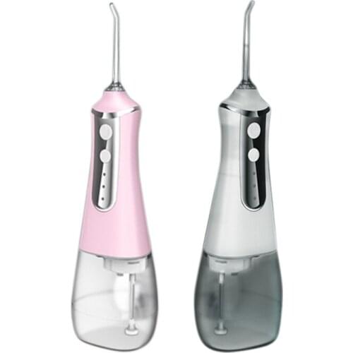 Rechargeable Water Flosser Portable Oral Irrigator Teeth Water Jet Cleaner Floss Machine For Brace Care 300ML