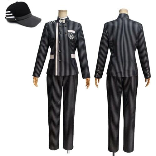 Custom Made New Danganronpa V3 Cosplay Saihara Shuichi Cosplay Costume Anime School Uniform