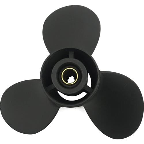 Boat Propeller 10 1/4x13 for Suzuki DF25-30 4 Stroke 3 Blades Aluminum 10 Tooth RH OEM NO: 58100-96440-019 10.25x13