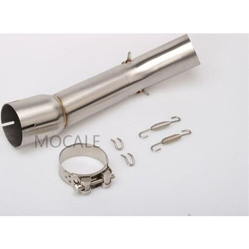 Motorcycle FZ1N Middle Link Pipe Modified Front Connection Elbow FZ1 FZ1N Modified Exhaust Pipe Muffler