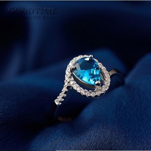 Rhinestone Ring Fashion Women Pure 925 Sterling Silver Ring Inlaid With Colored Stones For Wedding Bridal For Party Dress Up