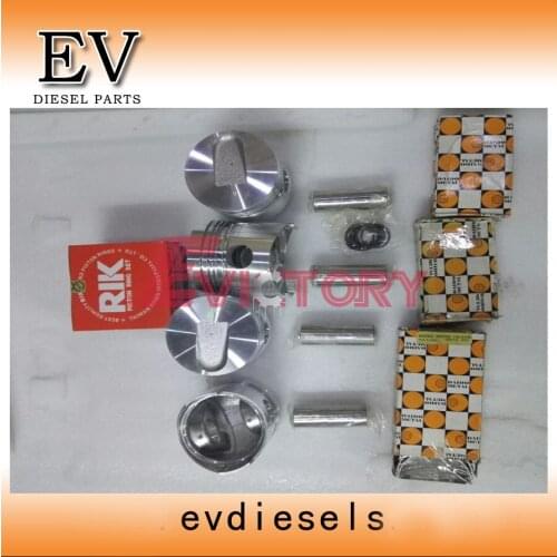 EV 4DR5 piston piston ring main bearing and con rod bearing For mitsubishi forklift