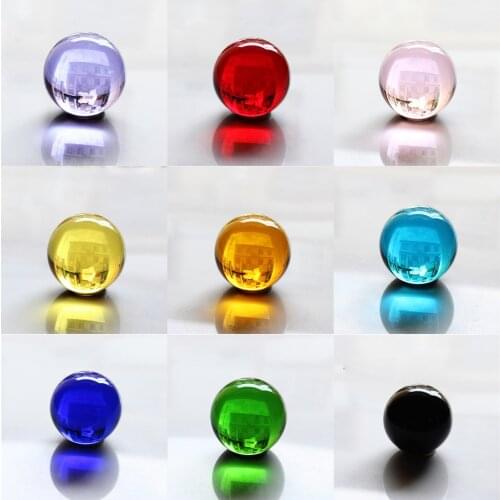 Globe Clear Chandelier Lens Ball Crystal Glass Ball Crystal Ball for Sphere Photography Decorative Ball Crystal Color Glass Ball