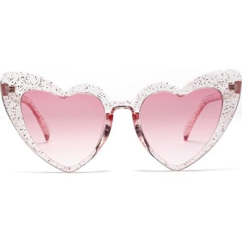 Pink love sunglasses big peach heart pink shades for women heart-shaped sunglasses women uv400