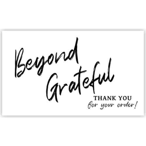 10-30pcs Thank You Card Thank You For Your Order Card Praise Label For Small Businesses Decor For Small Shop Gift Packet 9*5.4cm