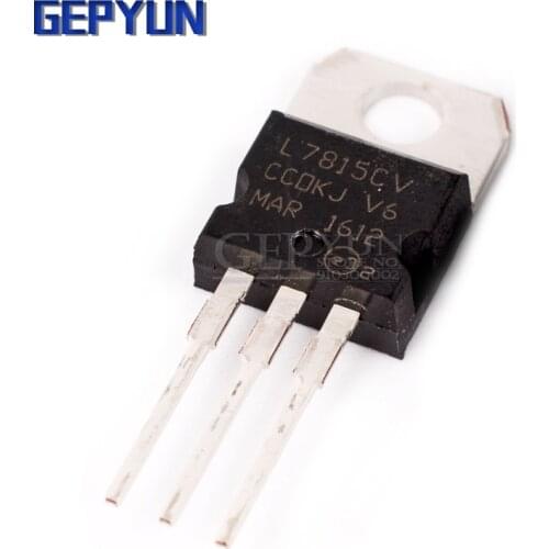 10PCS L7815CV TO220 L7815 TO-220 7815 LM7815 MC7815 stabilivolt voltage-regulator tube Gepyun
